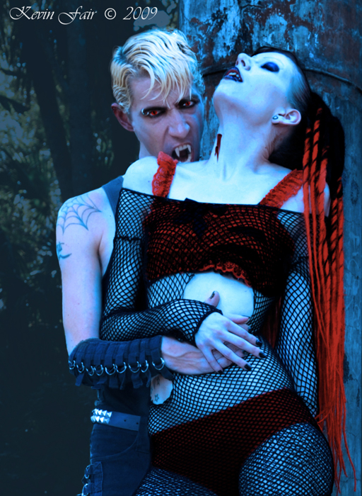 Male and Female model photo shoot of Kevin Fair, _Forlorn_ and DJ Drusilla KillSwitch in Arches of Calle Grande