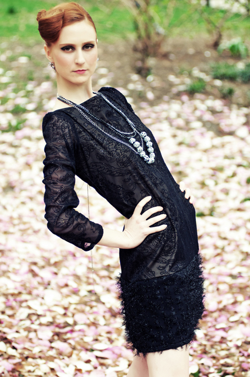 Female model photo shoot of Heather Hayes, wardrobe styled by Finico, clothing designed by Ephraim Stewart