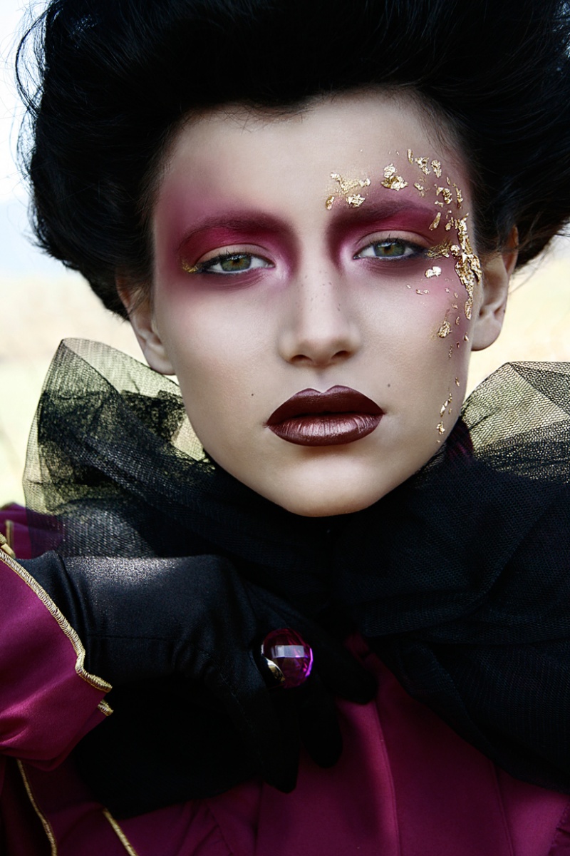 Female model photo shoot of Elan Digital, makeup by Alex Fia