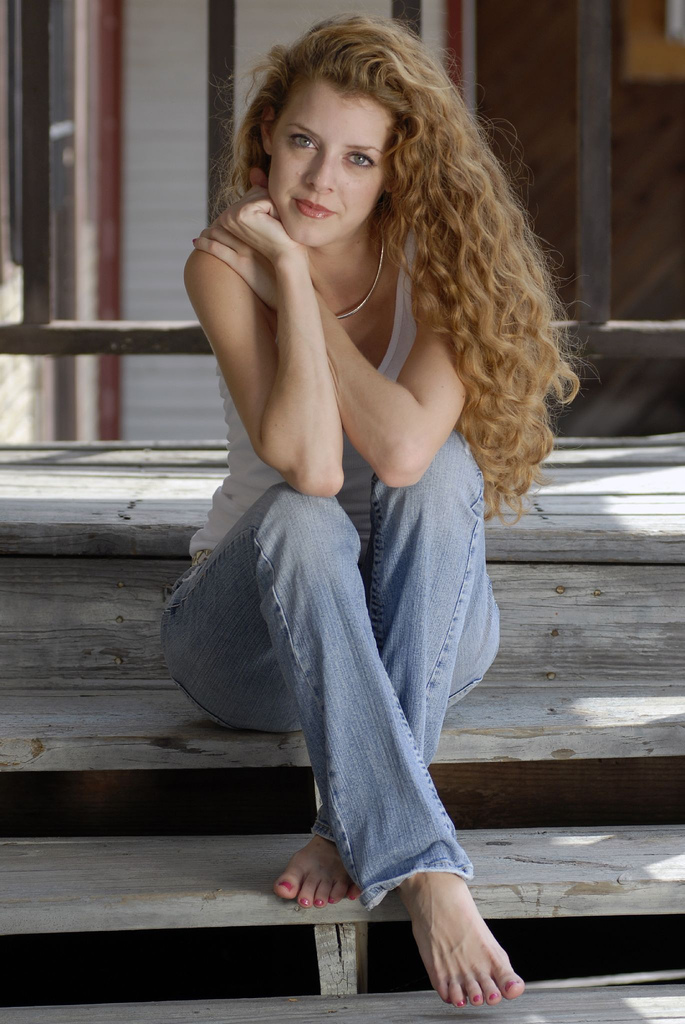 Female model photo shoot of Nicole Renee Crocker in outdoors on steps