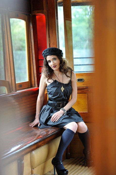 Female model photo shoot of Roxanne  Cahill by Cameron Roy Photography in Tram Museum