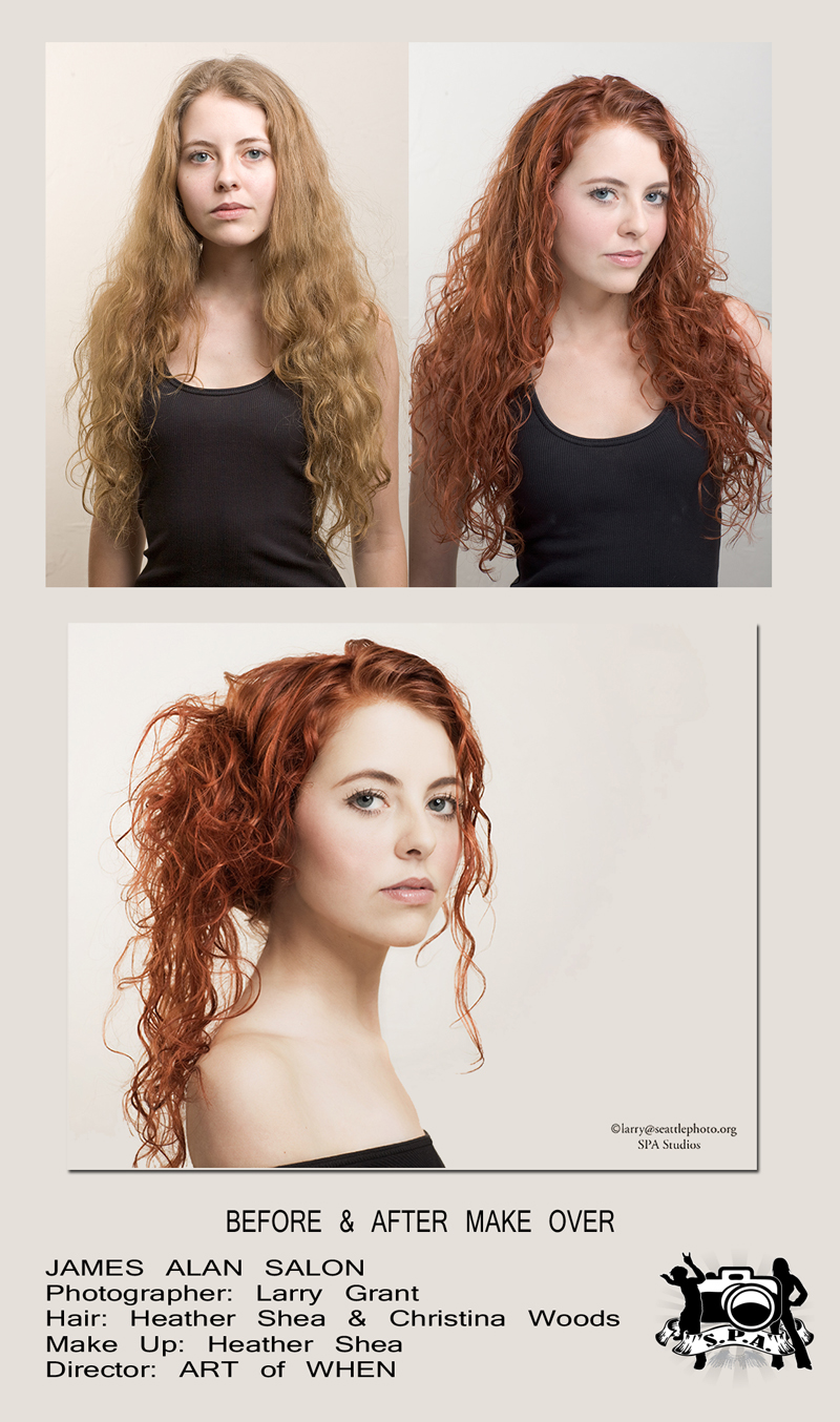 Female model photo shoot of SeattlePhotoAssociates in SPA Studio - James Alan Salon