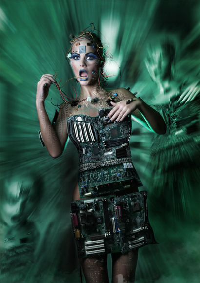 Male model photo shoot of Filip Cooreman in cyberspace