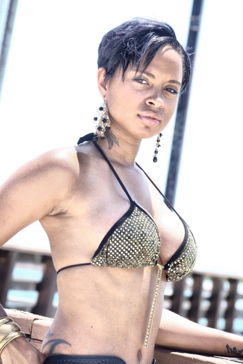 Female model photo shoot of Jus Glo in South Beach, FL