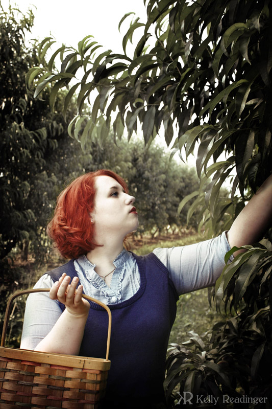 Female model photo shoot of Kelly Readinger in Weaver's Orchard