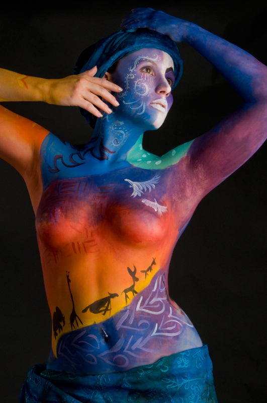 Female model photo shoot of Infidel Images-Body Art and Katjarina Dii Pockette in Waukesha, WI