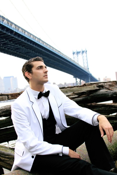 Female and Male model photo shoot of LaGata Photography and Ry Gabriel in DUMBO, New York