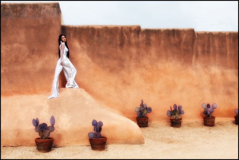Female model photo shoot of Em Dee by Neil Peters Fotografie in De Grazia Studio - Tucson, AZ