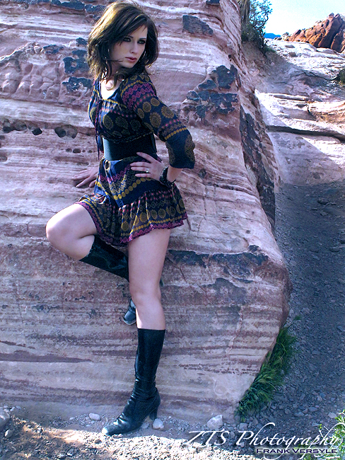 Female model photo shoot of Alexandra Y by 014 in Red Rock Canyon, Las Vegas