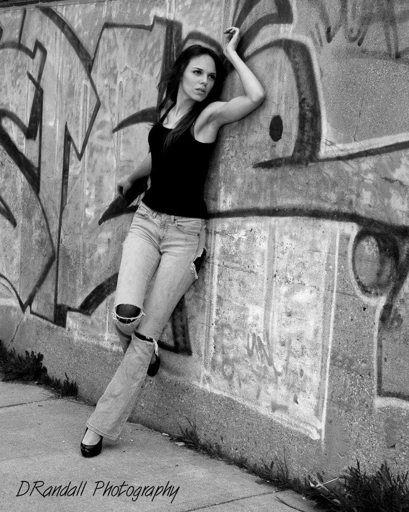 Female model photo shoot of DanaRothe in Detroit