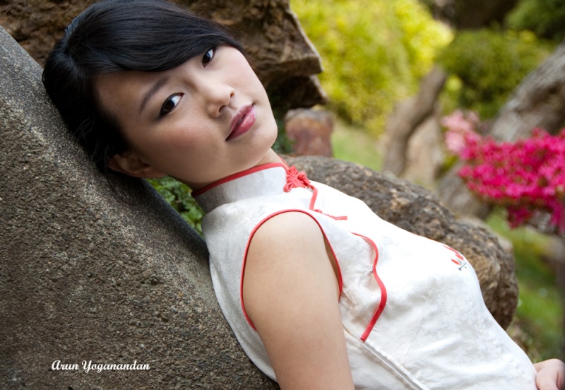 Female model photo shoot of Jenny JZ in golden gate park, SF