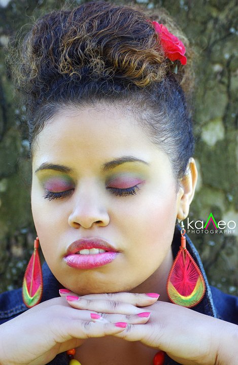 Female model photo shoot of Jasmine Makeup Artistry and Camelia Shantelle by Kaneo Biggs in NY NYC, makeup by Jasmine Makeup Artistry