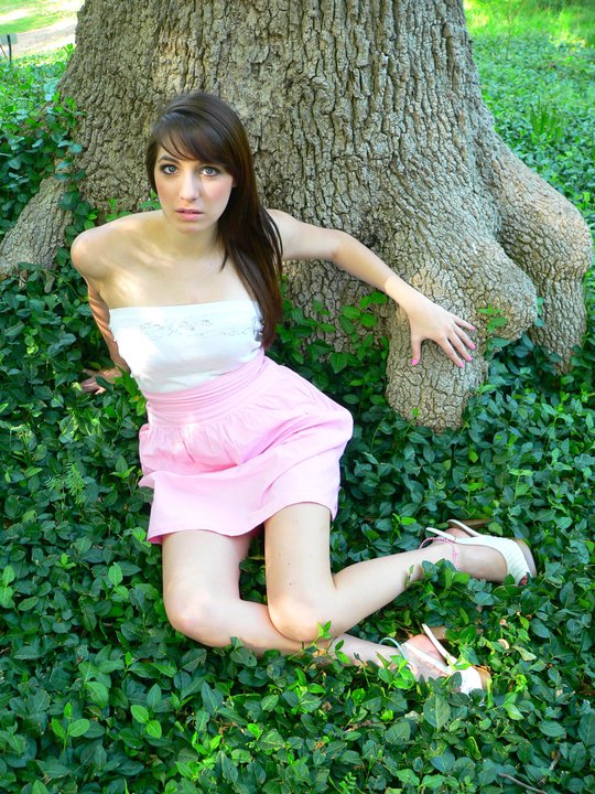 Female model photo shoot of Daphne Darling in Grapevine, TX Botanical Gardens