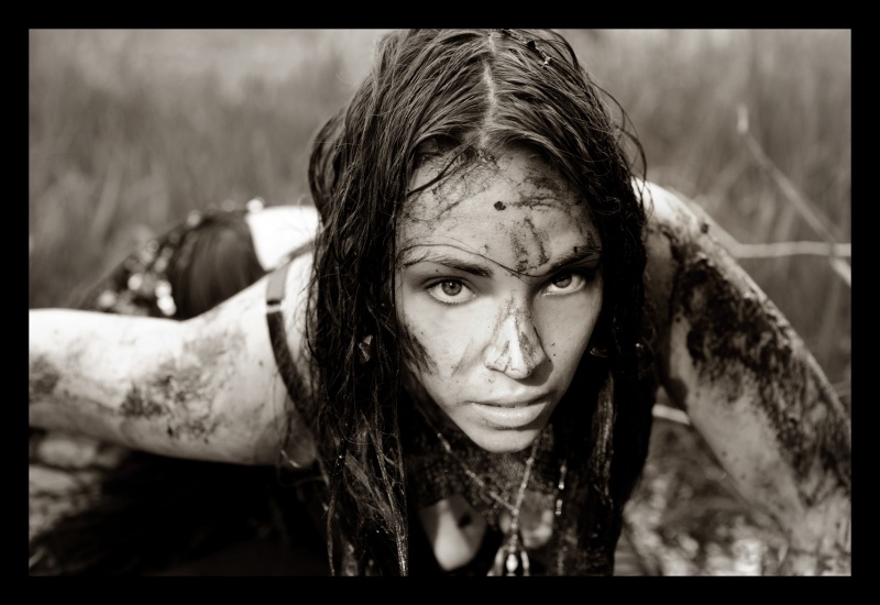 Female model photo shoot of Ophidian Marie by Derek Neufarth