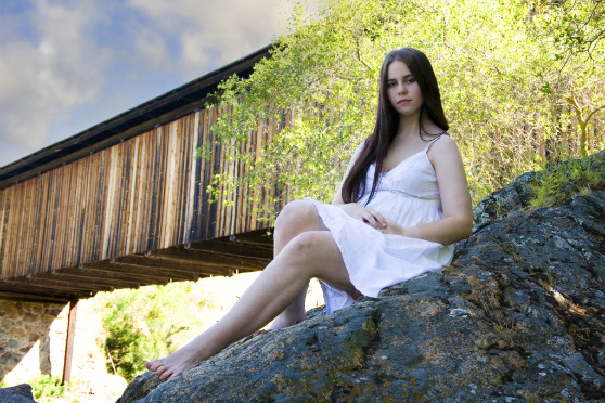 Female model photo shoot of Morgan Motel by Cairde Photo in Knight's Ferry