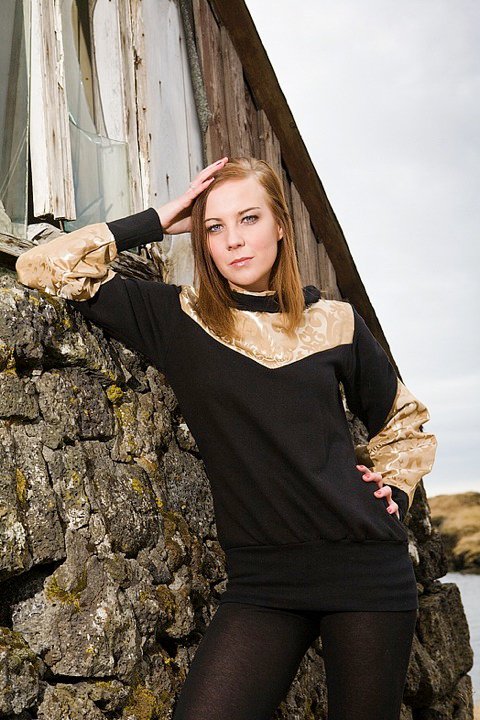 Female model photo shoot of lolly1 in straumsvÃ­k,, iceland