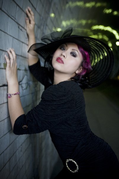 Female model photo shoot of emyli  in 2nd Street tunnel, Downtown LA
