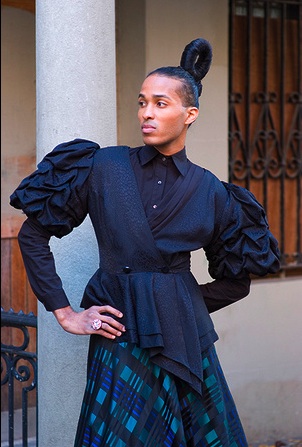 Male model photo shoot of Nicholas Charles in Harlem