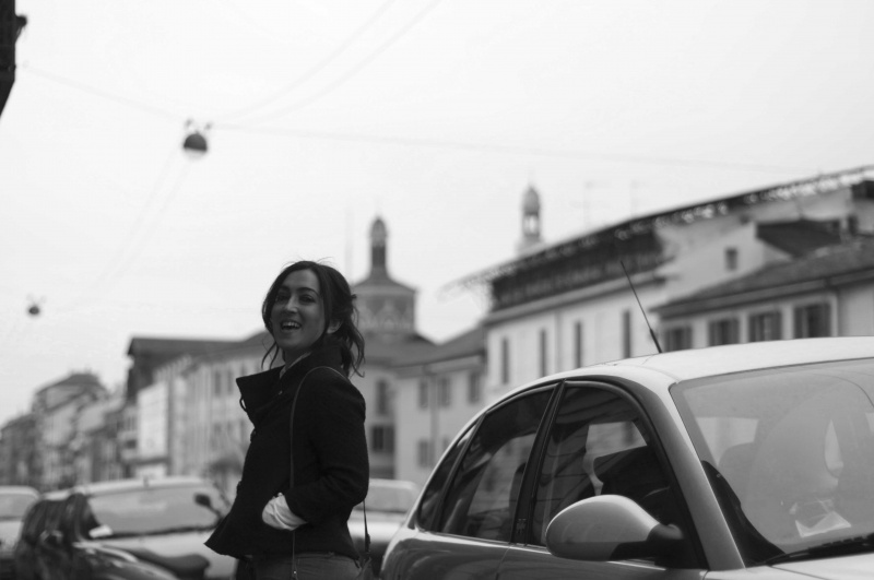 Female model photo shoot of Sissi He in Milano