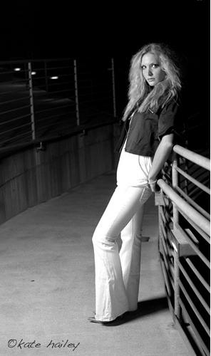 Female model photo shoot of Brit Long in Seattle Center