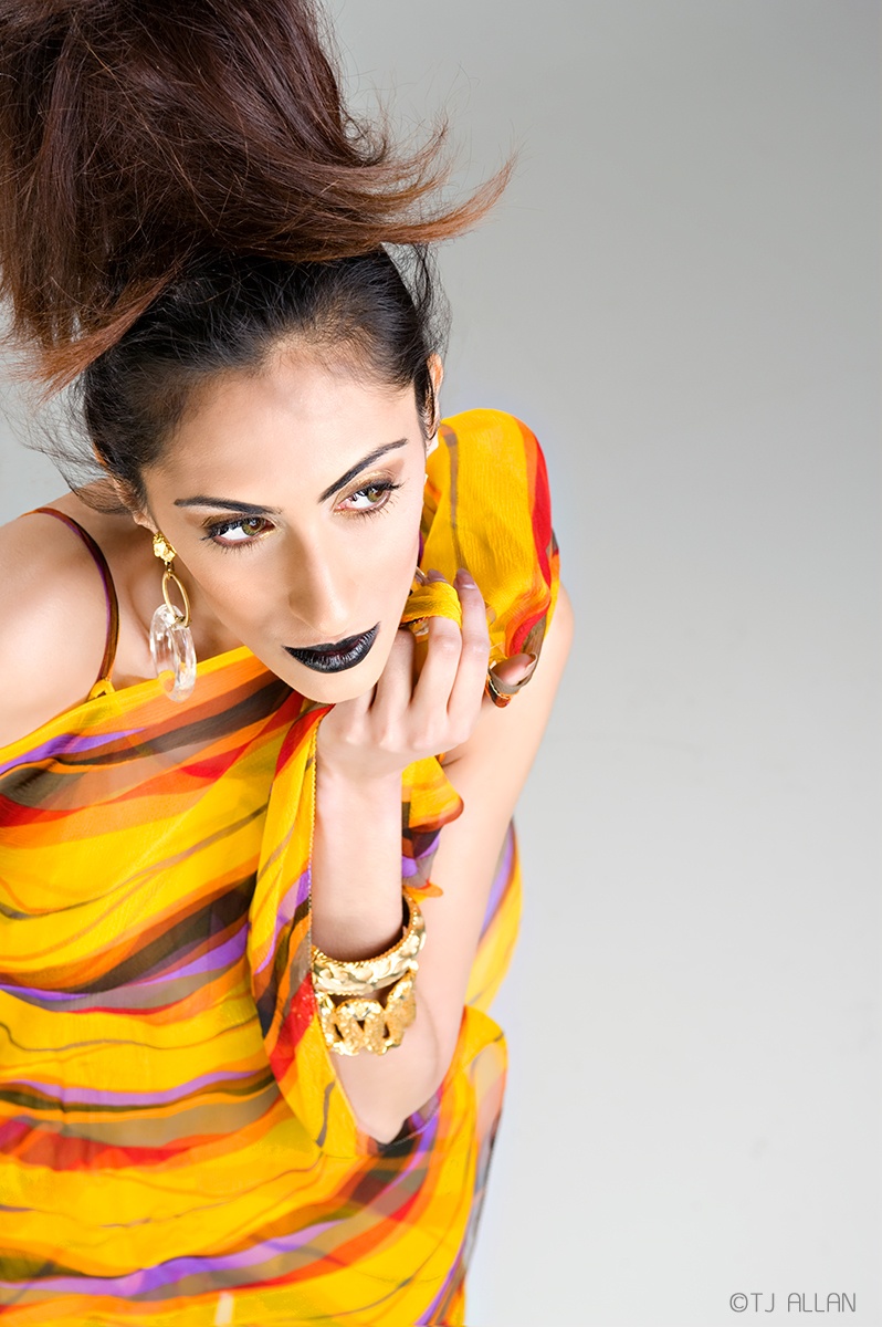 Female model photo shoot of PreePree by Q36 Creative, makeup by KamanLam