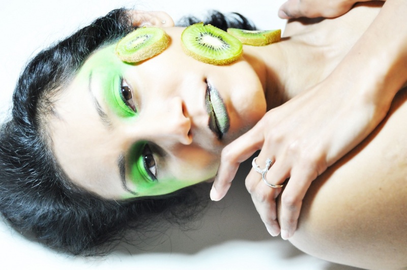 Female model photo shoot of ToxxicRainbowCosmetics and Dineka S by Nichole McFarlane  in Hamilton, Ontario