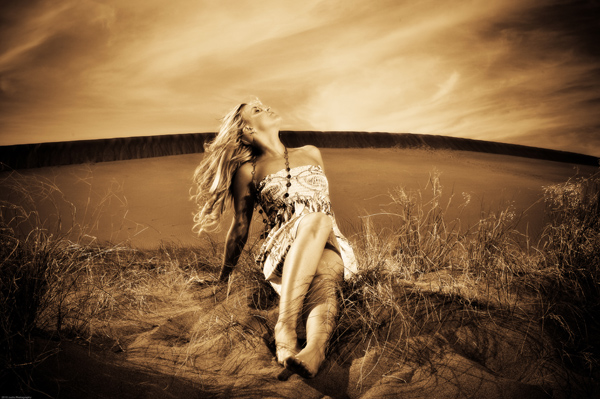 Female model photo shoot of Mellissa Lynne in The Dunes