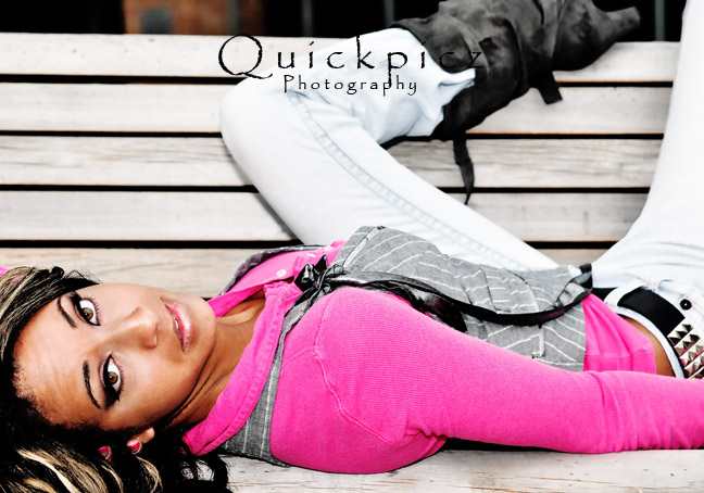 Female model photo shoot of JamilaWilliams by Quickpicz in court yard downtown Portland