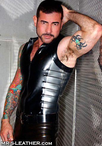 Male model photo shoot of Nick Moretti in Mr. S Leather - San Francisco, CA