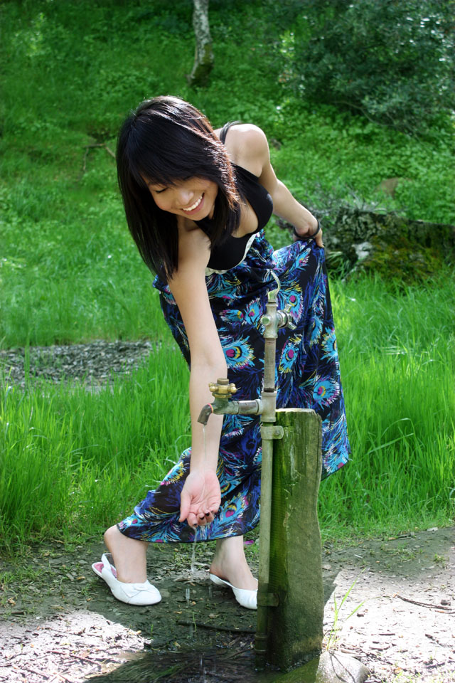Female model photo shoot of Anaomi Bui in Alum Rock Park