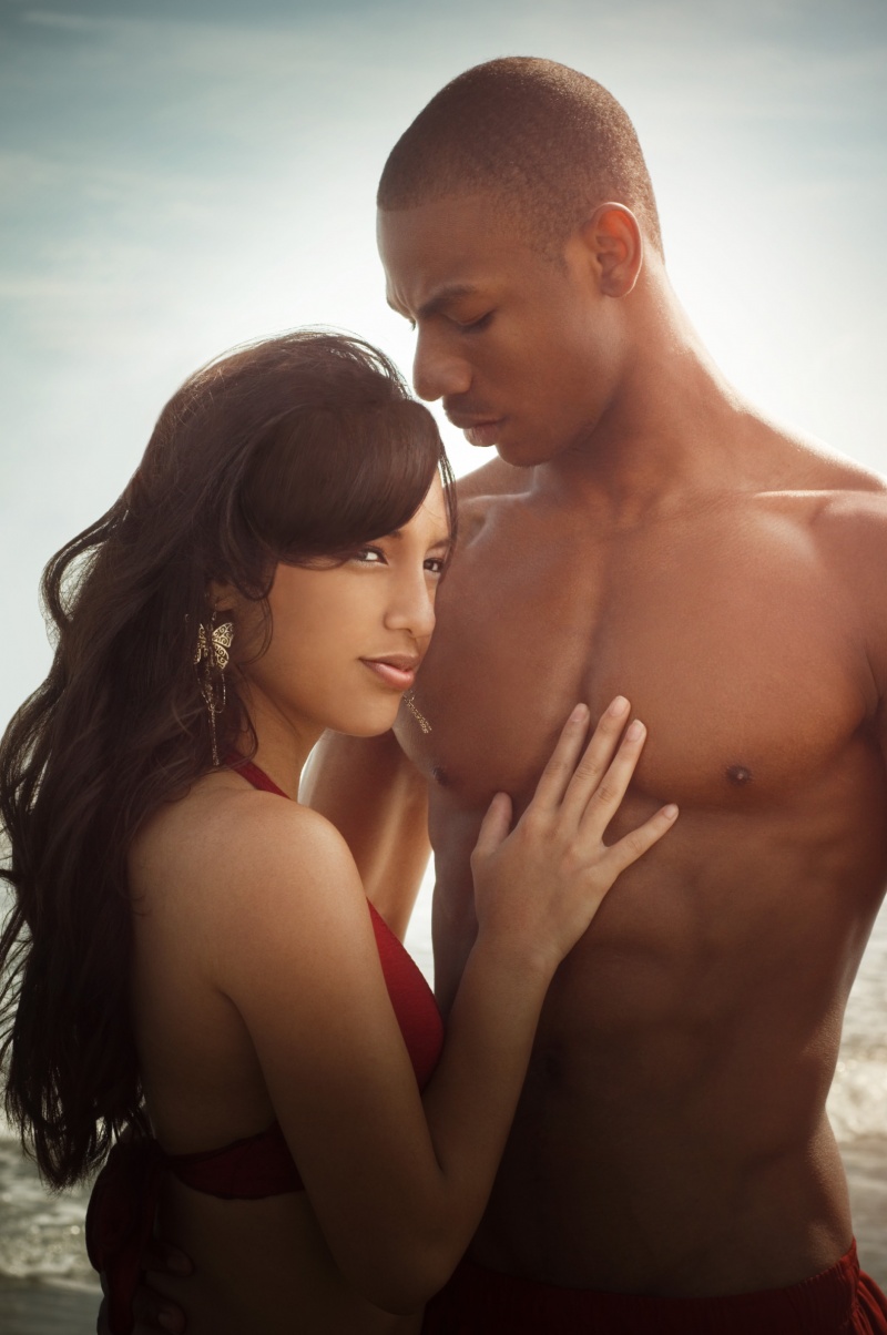 Male and Female model photo shoot of DJourn and Sabrina Lorena by Dreamscape Creative
