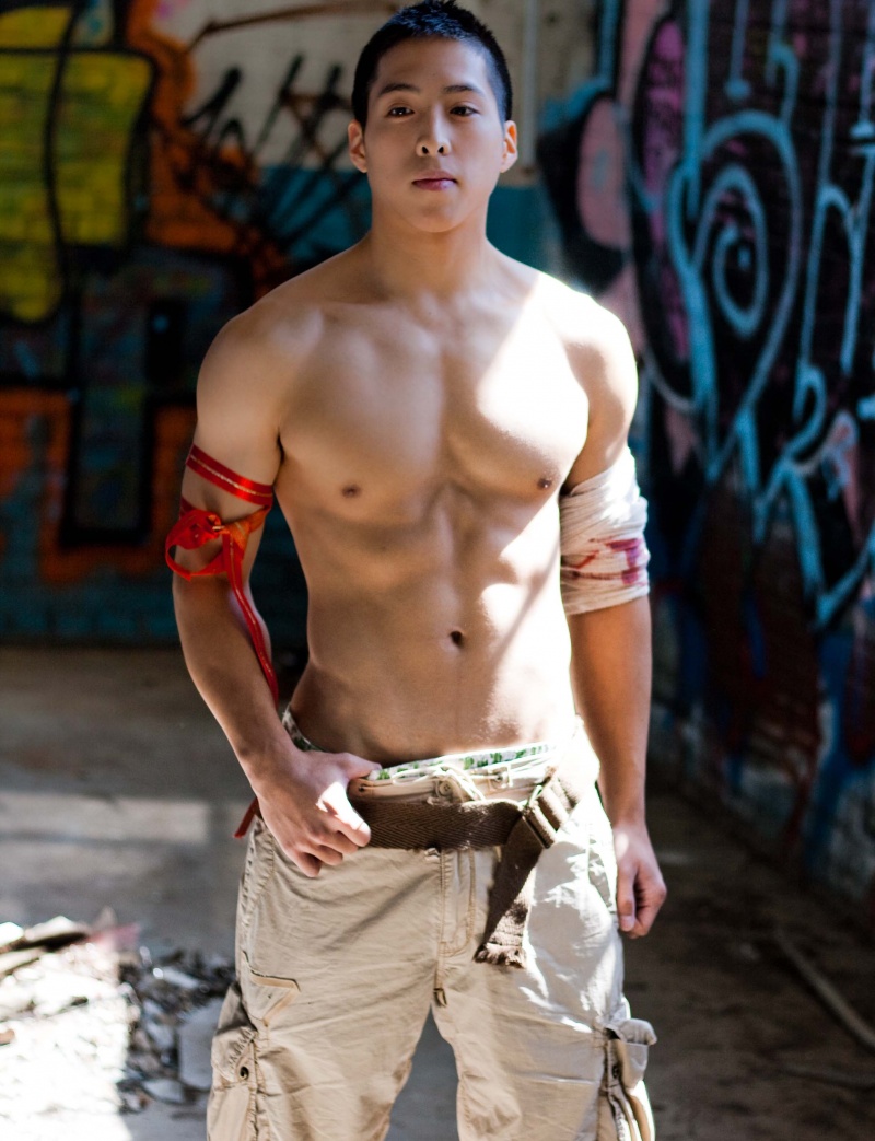 Male model photo shoot of Deacon Tran