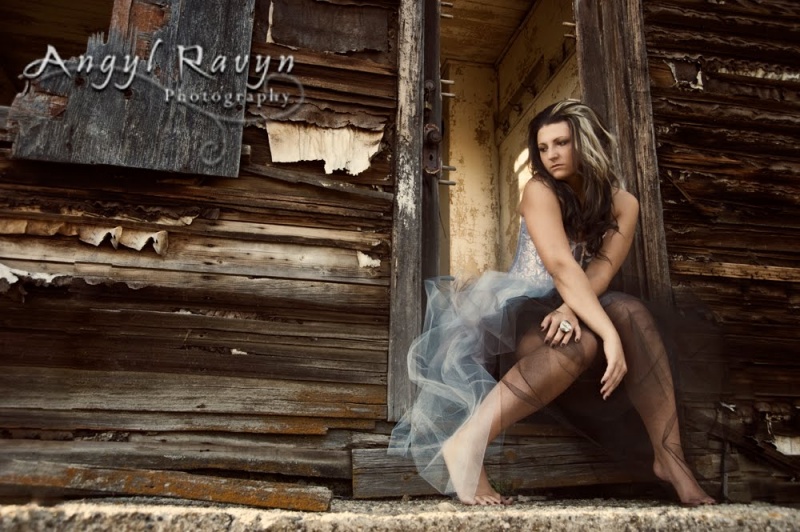 Female model photo shoot of Letty Faith in old abandoned house