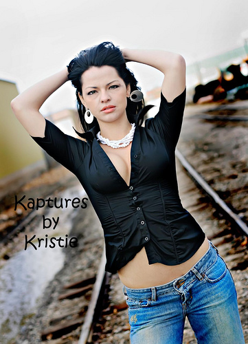Female model photo shoot of KristieLynn Photography
