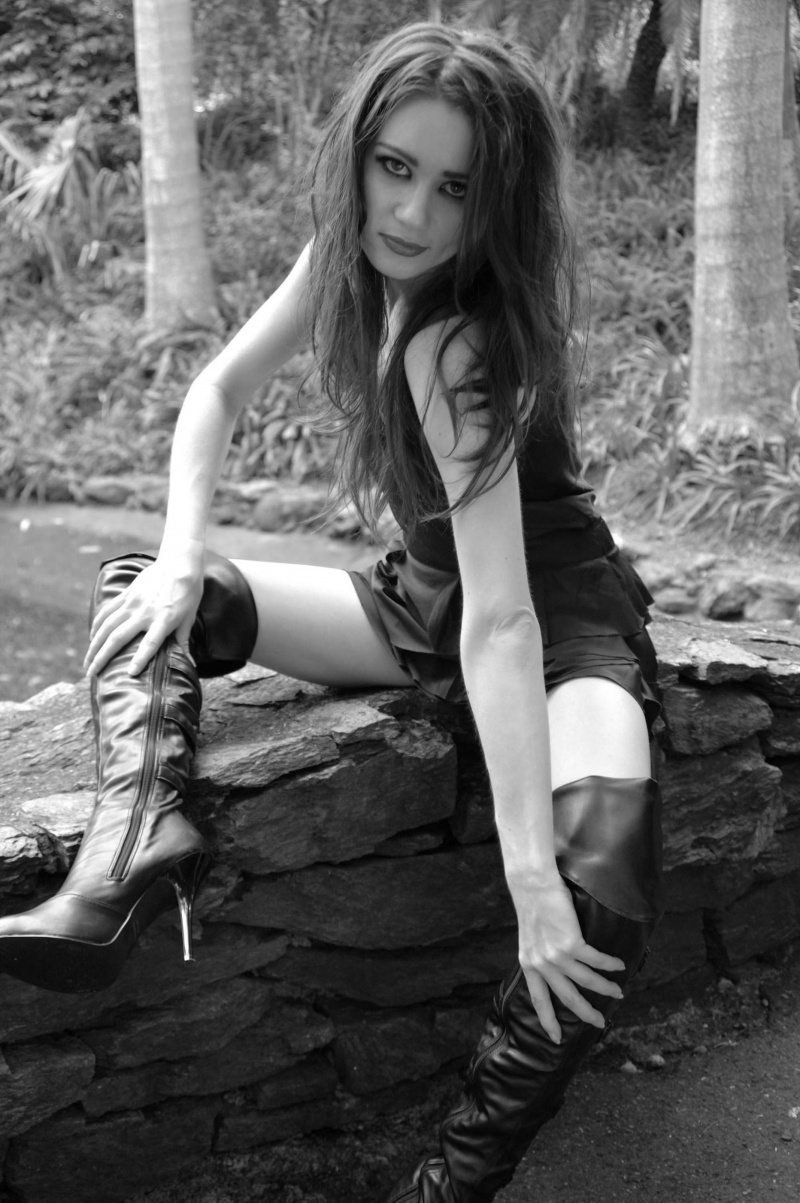 Female model photo shoot of Jacque Markie in Mt Cootha Brisbane, Australia