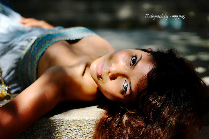 Female model photo shoot of Aainaa in Bukit Jalil Park