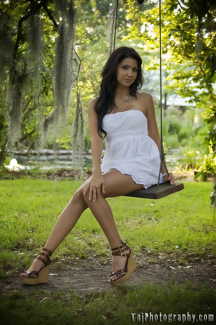 Female model photo shoot of Ashlie Lyn by Troy Breaux  in Houma Plantation, Baton Rouge, LA, makeup by Lauren Kattan MUA
