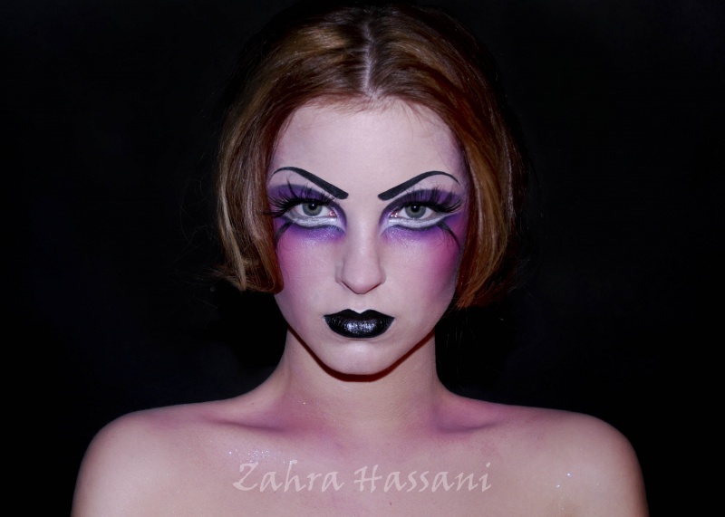 Female model photo shoot of ZahrA MakeUp