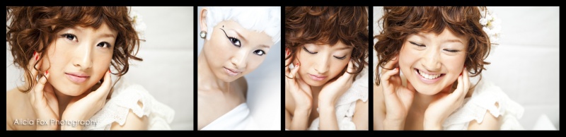 Female model photo shoot of Alicia Fox Photography in Tokyo, Japan, makeup by Teddy Lim