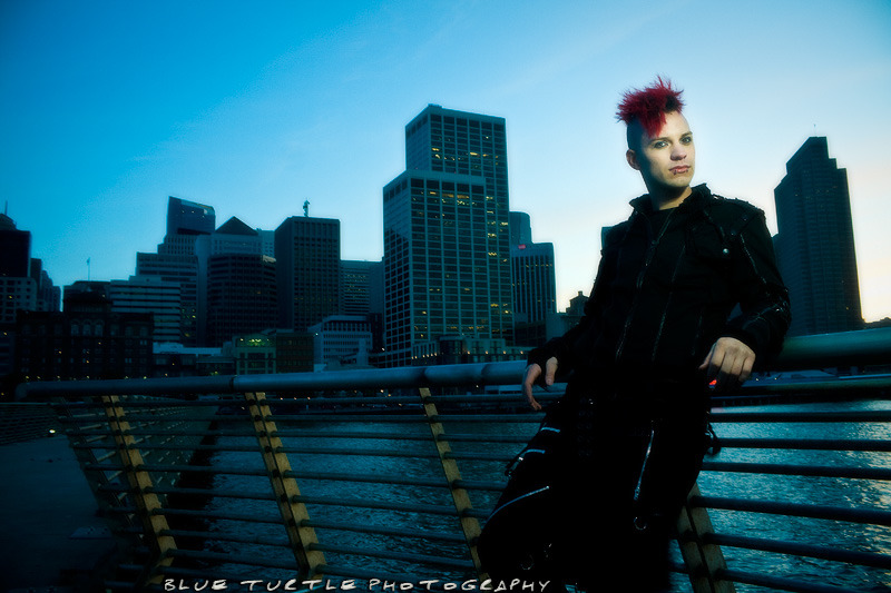 Male model photo shoot of Flawed_by_Design by Blue Turtle Photography in San Francisco warf