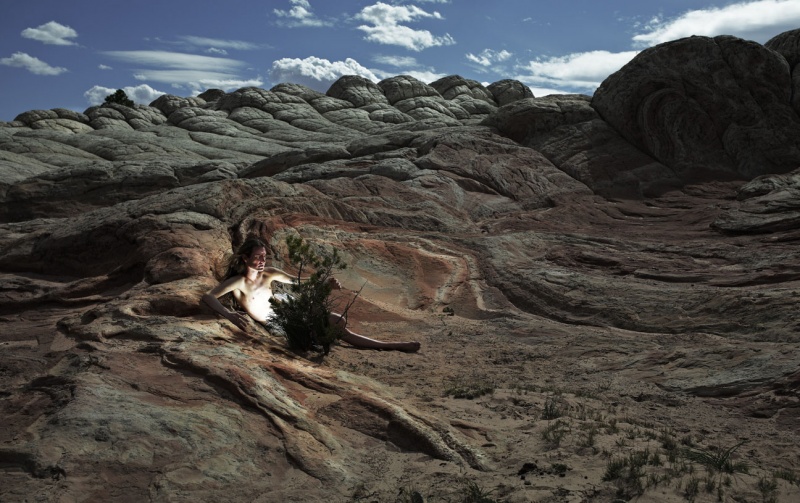 Male model photo shoot of Mx Vaughan by Claude Charlebois in Marble Canyon, Arizona