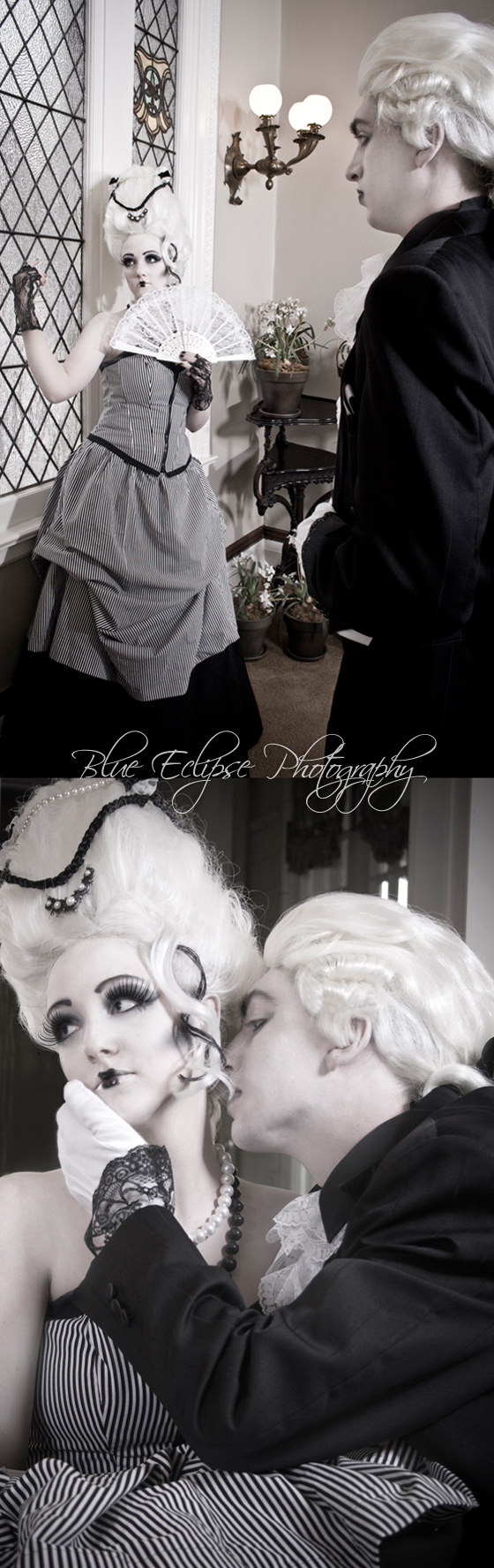 Female and Male model photo shoot of BlueEclipsePhotography, Johnny B Jackson and Sophia Holmgren by BlueEclipsePhotography in Grant Humphrey Mansion Denver CO, hair styled by Christina Nunley, makeup by Lynn Musgrave