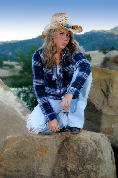 Female model photo shoot of Sydney Allen in The Ranch
