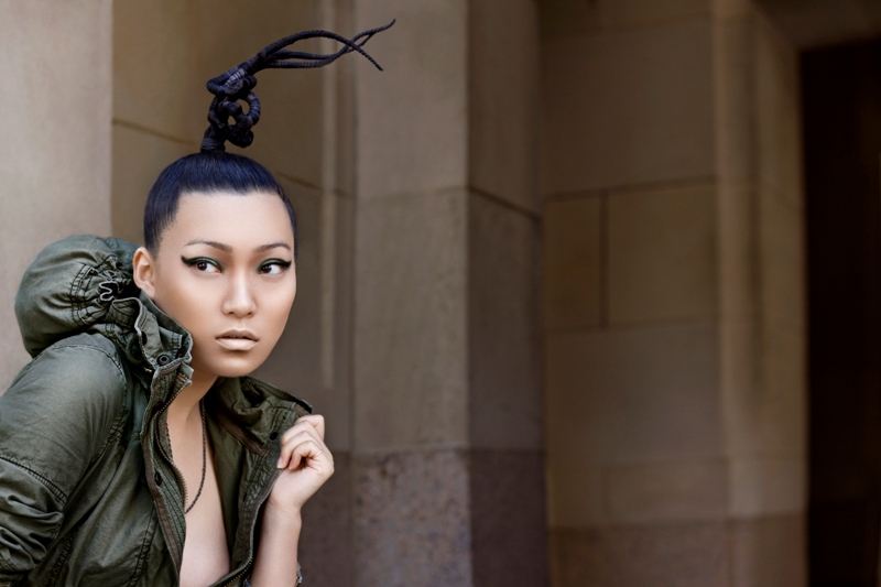 Female model photo shoot of X W by Tnyahn in Washington, DC, makeup by Jenna Morgan MUA