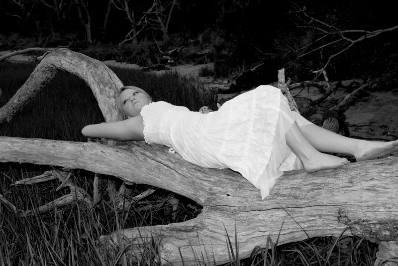 Female model photo shoot of Miss Acie by Photos by Joe in woodland trail, assateague, va