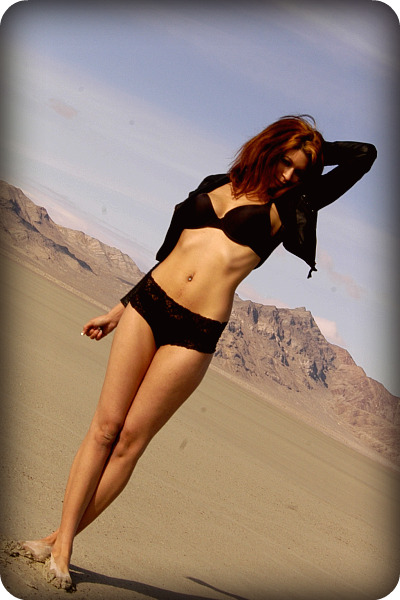 Female model photo shoot of Doll_Face_Baby_Cakes by N S P in Bonnivelle Speedway Salt Flats