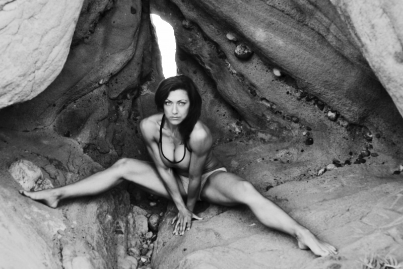 Female model photo shoot of Sehra by Tchalla Hawk in Malibu Mountains