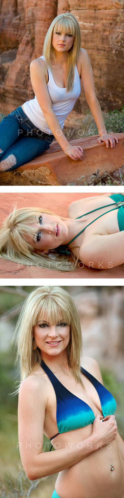 Female model photo shoot of Connie Palen in Red Rock