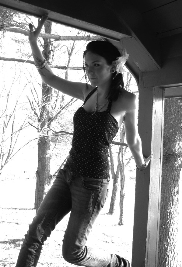Female model photo shoot of Krissy Elise in Mill Pond, West Newbury, MA