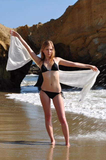 Male and Female model photo shoot of Rob Gates Photography and Kristina K. in Laguna Beach, CA